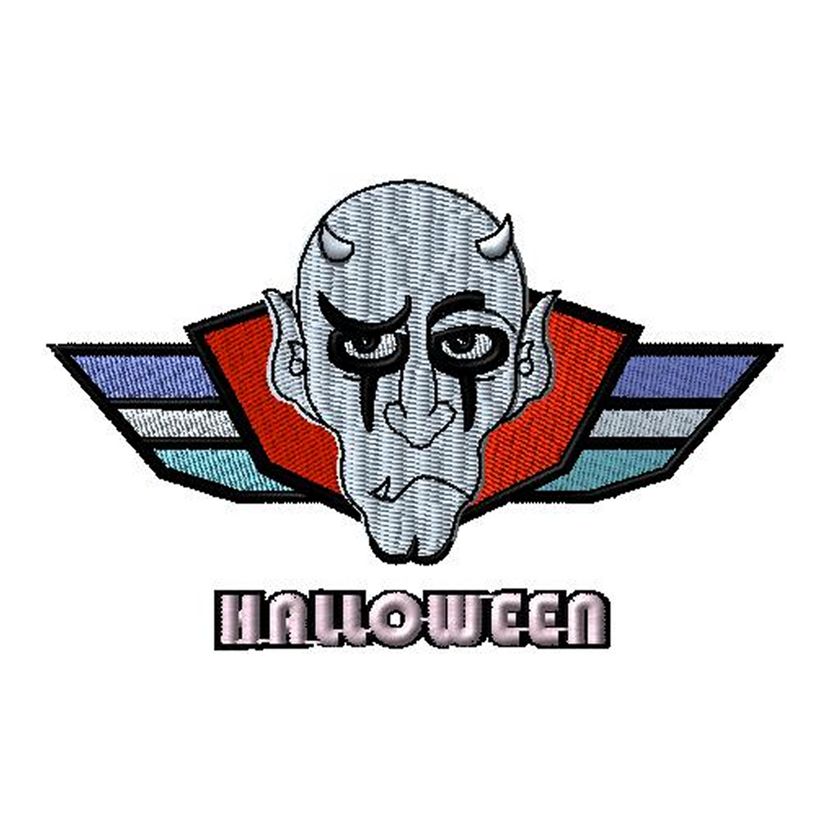 Winged Devil Halloween Patch
