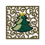 Scroll Frame Christmas Tree