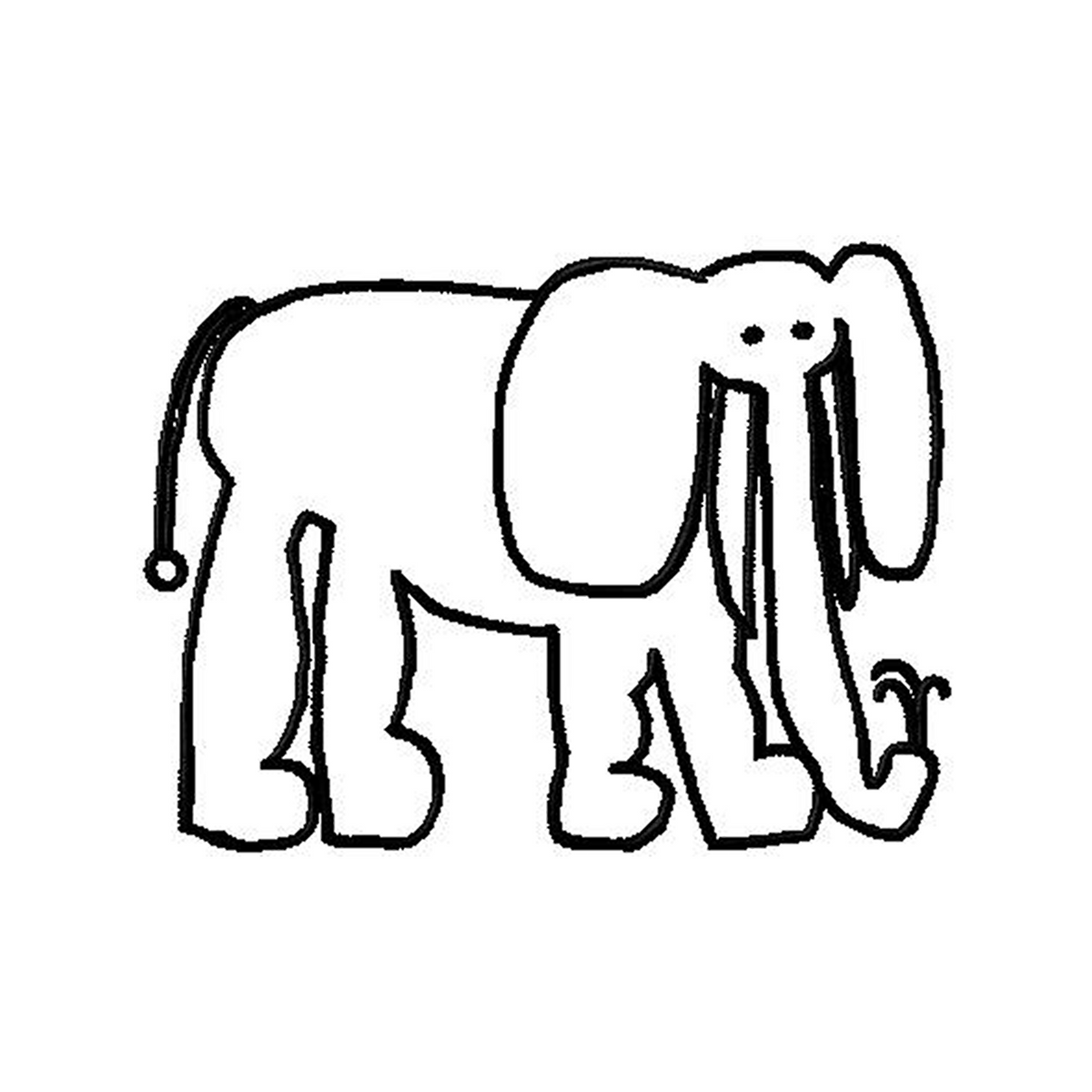 Elephant（single line）