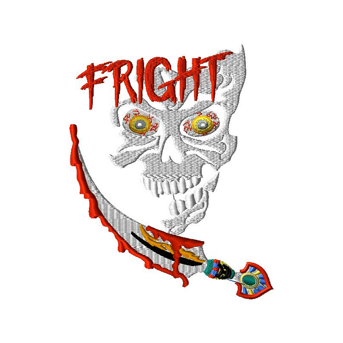 Fright Skull With Dagger