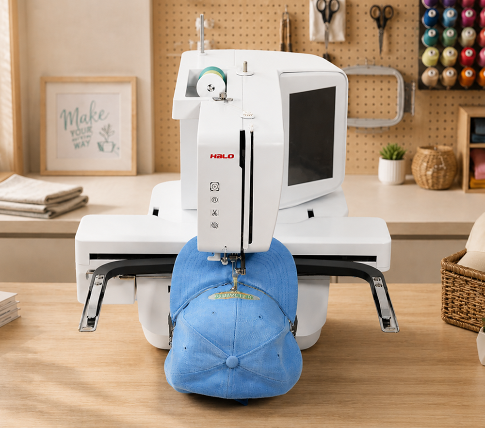 Cap Embroidery Single Needle Machine